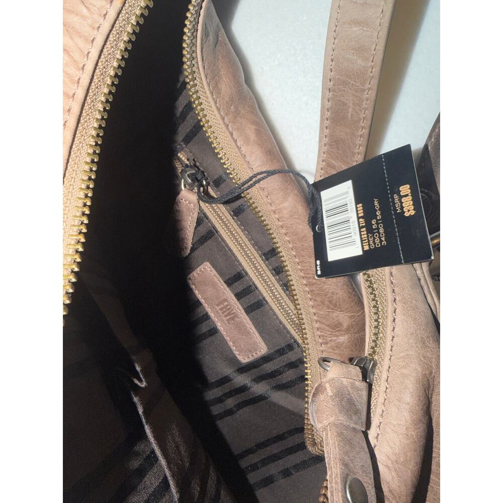 FRYE Mellissa zip boho large leather purse - Picture 16 of 16